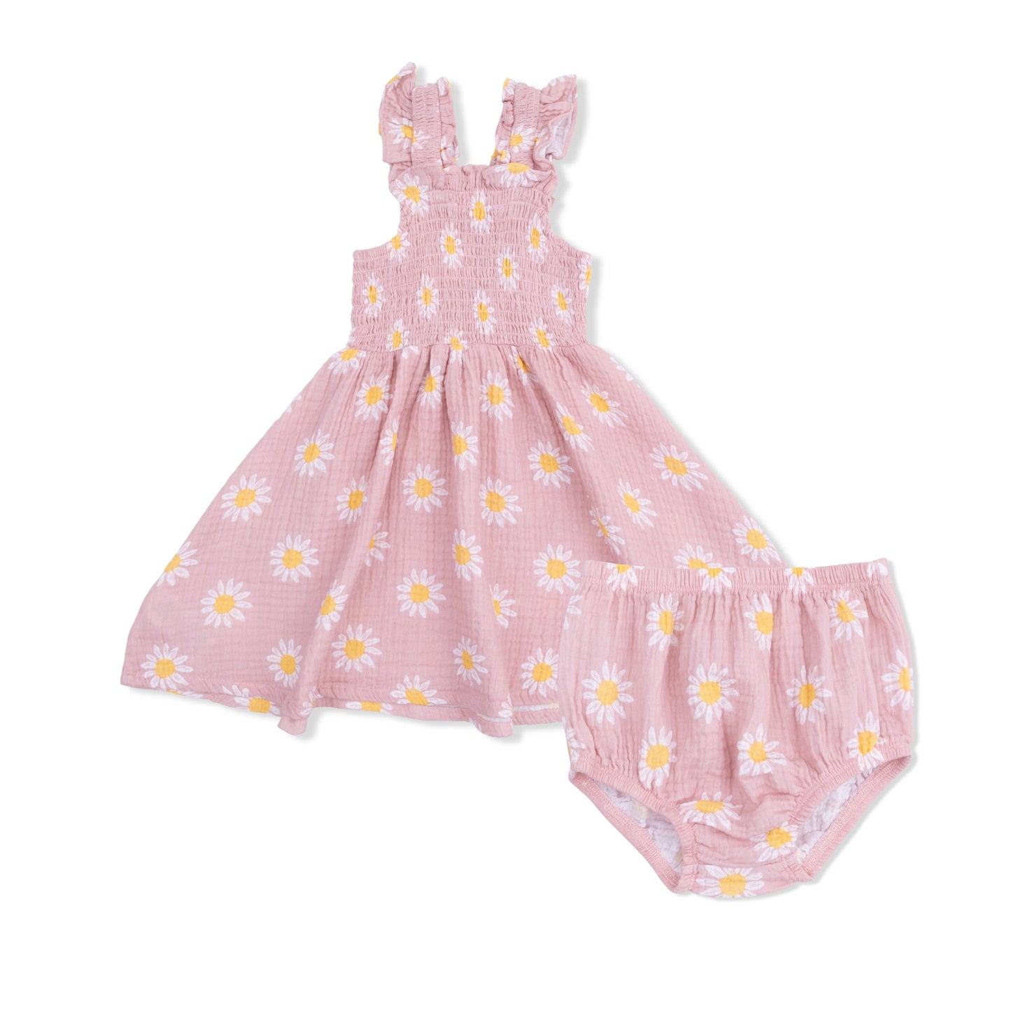 Caitlyn's Daisy - Smocked Sundress with Bloomer - Hello Baby Apparel
