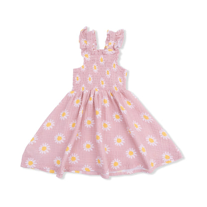 Caitlyn's Daisy - Smocked Sundress with Bloomer - Hello Baby Apparel
