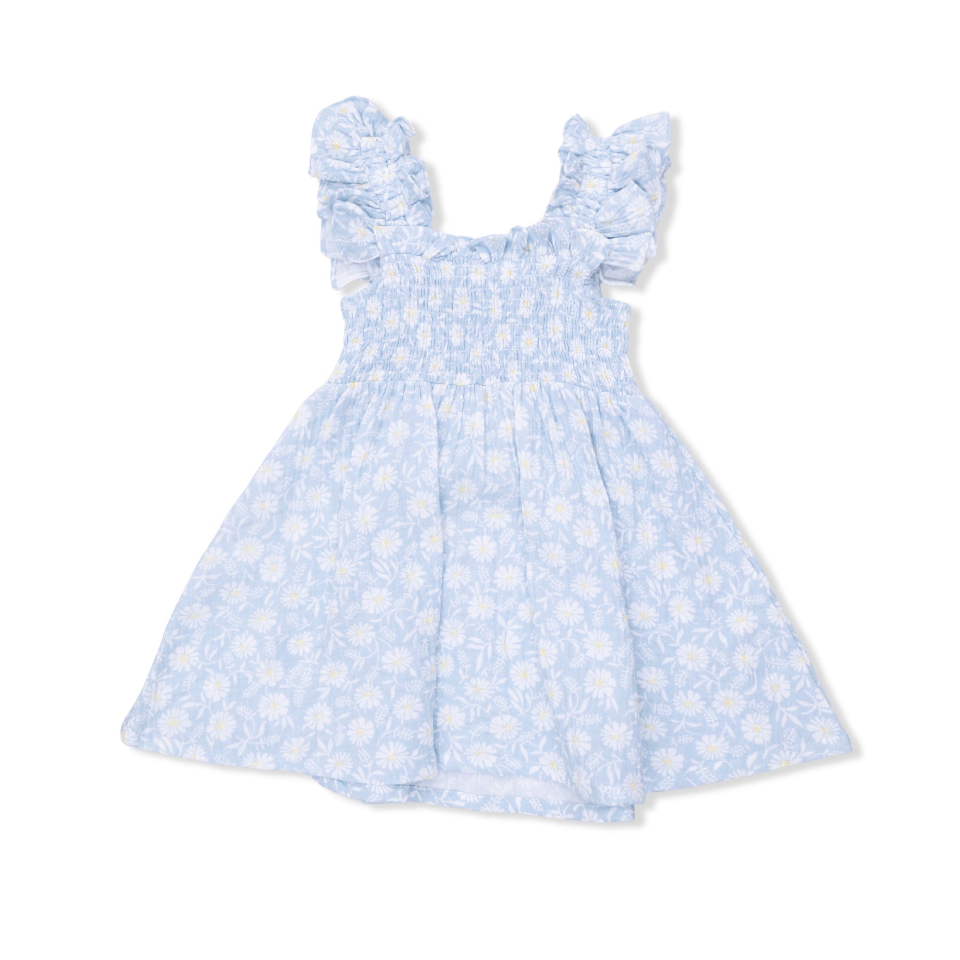 Western Daisies - Smocked Sundress with Bloomer - Hello Baby Apparel