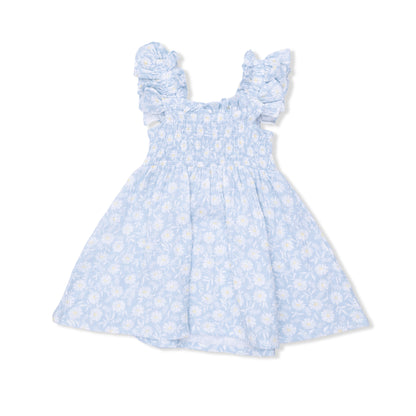 Western Daisies - Smocked Sundress with Bloomer - Hello Baby Apparel