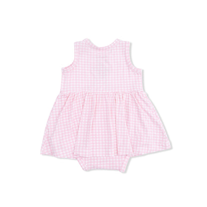 Cute Farm Animals Appliques - Tank Bodysuit Dress - Hello Baby Apparel
