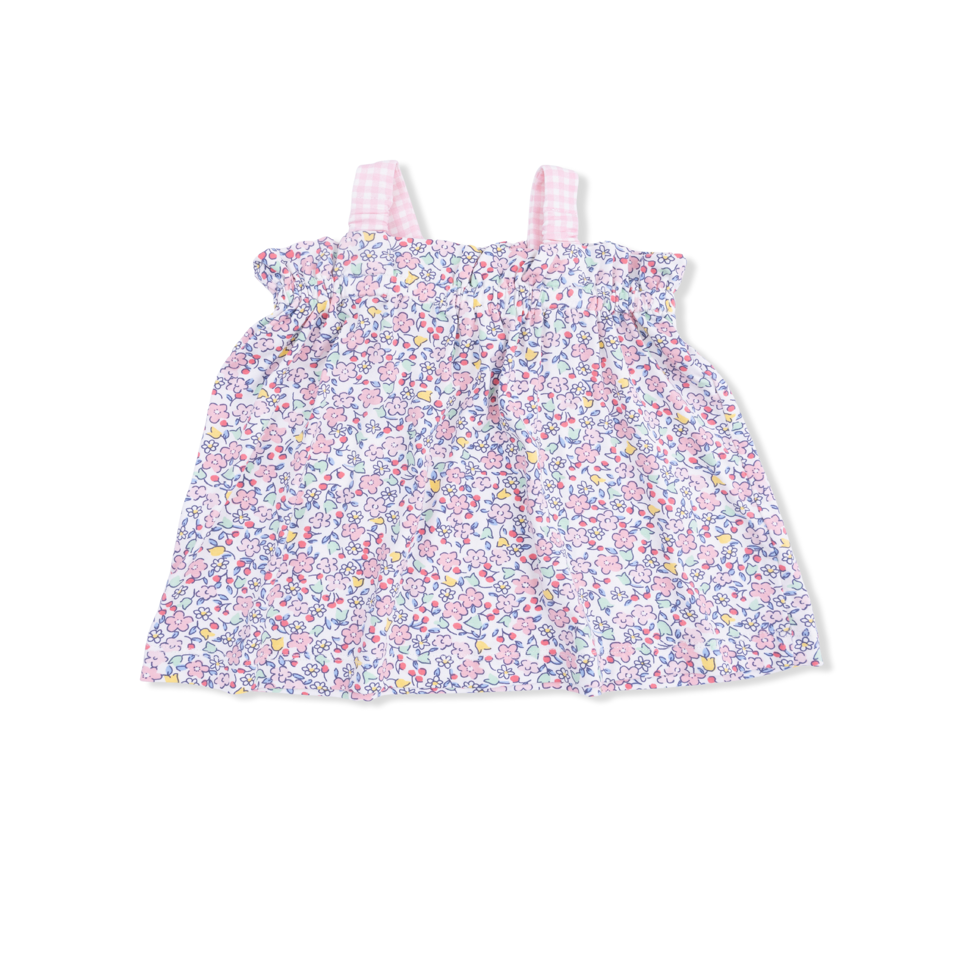 Elizabeth's Garden - Top with Bows and Ruffle Leg Bloomer - Hello Baby Apparel