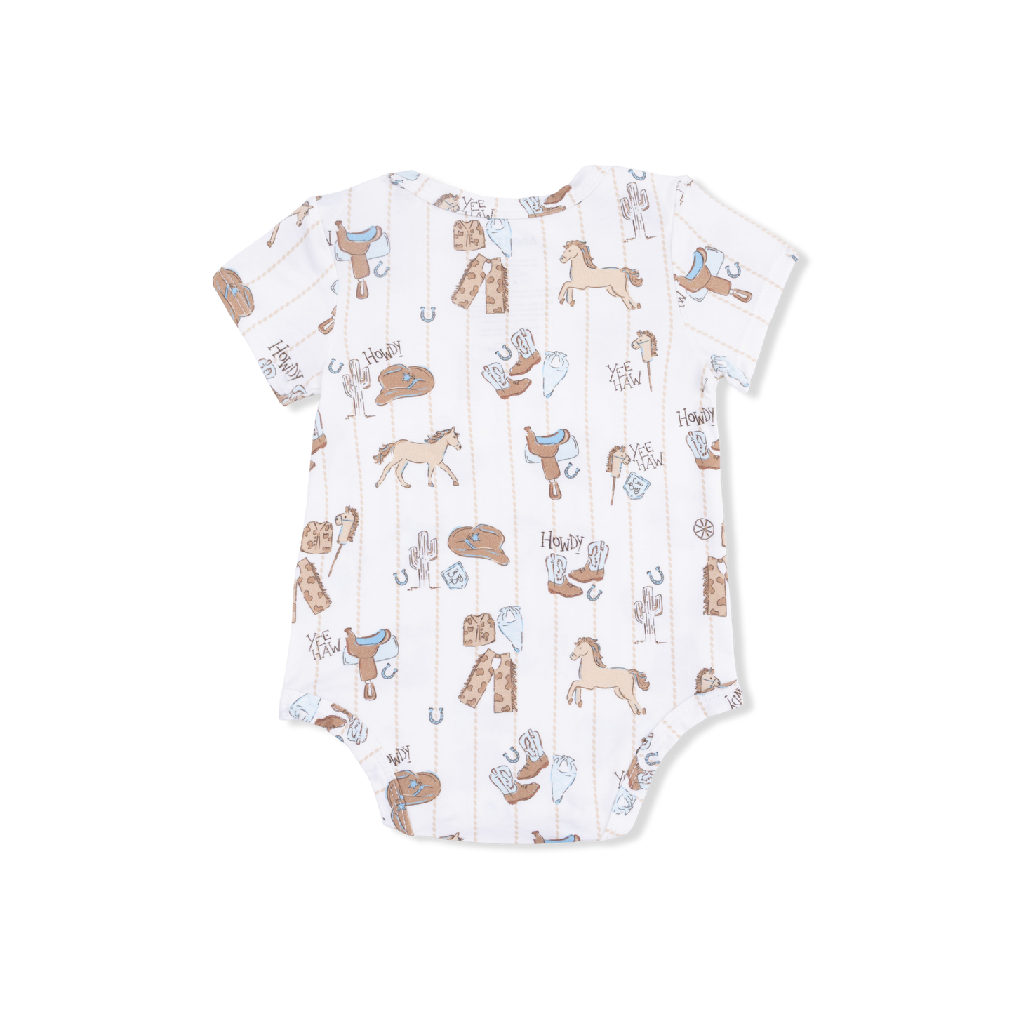 Cowboy Nursery - Short Sleeve Bodysuit - Hello Baby Apparel