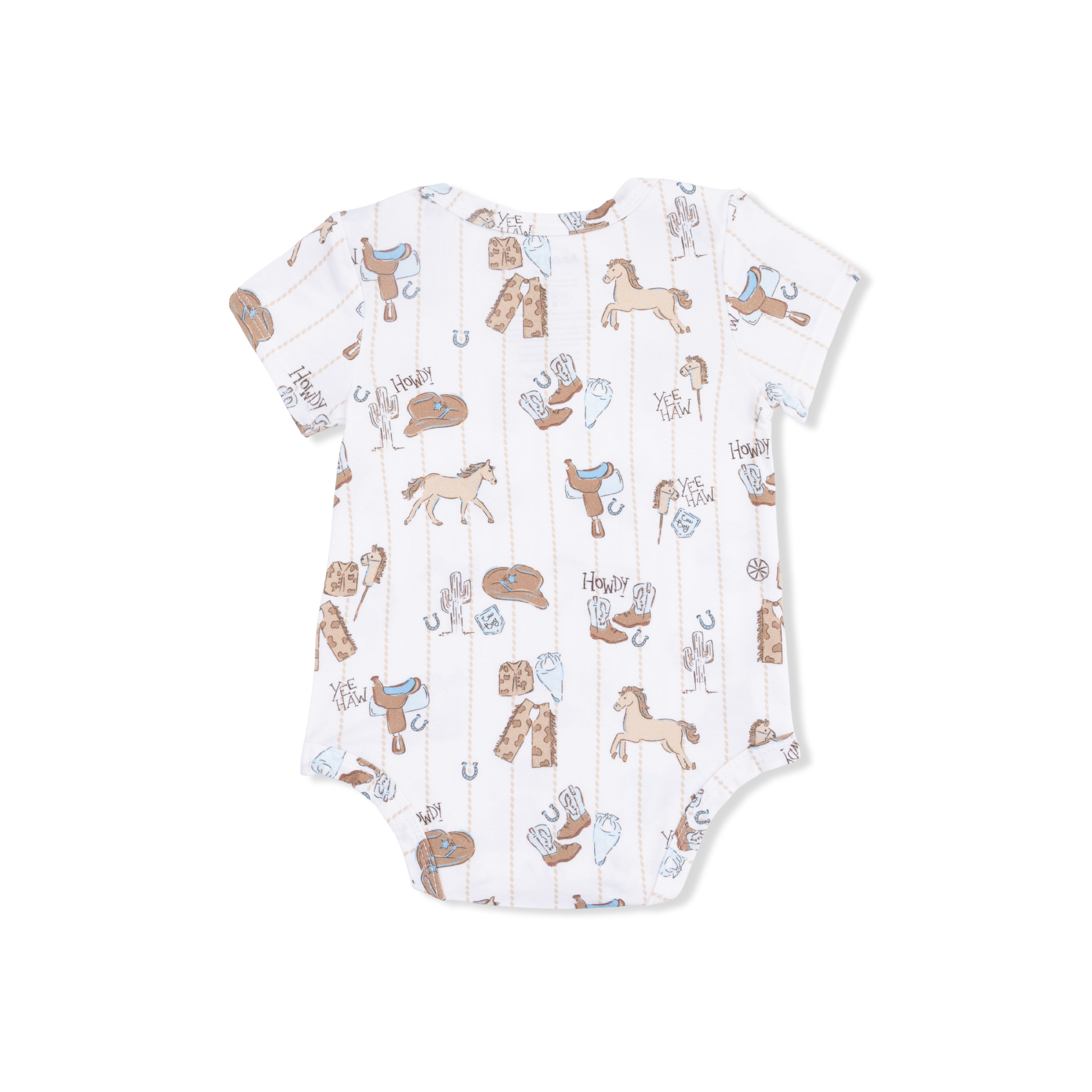Cowboy Nursery - Short Sleeve Bodysuit - Hello Baby Apparel