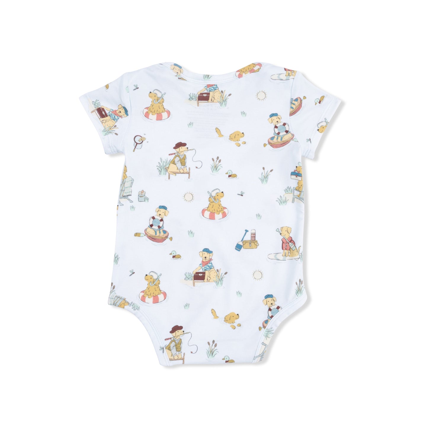Lake Buddy Dogs - Short Sleeve Bodysuit - Hello Baby Apparel