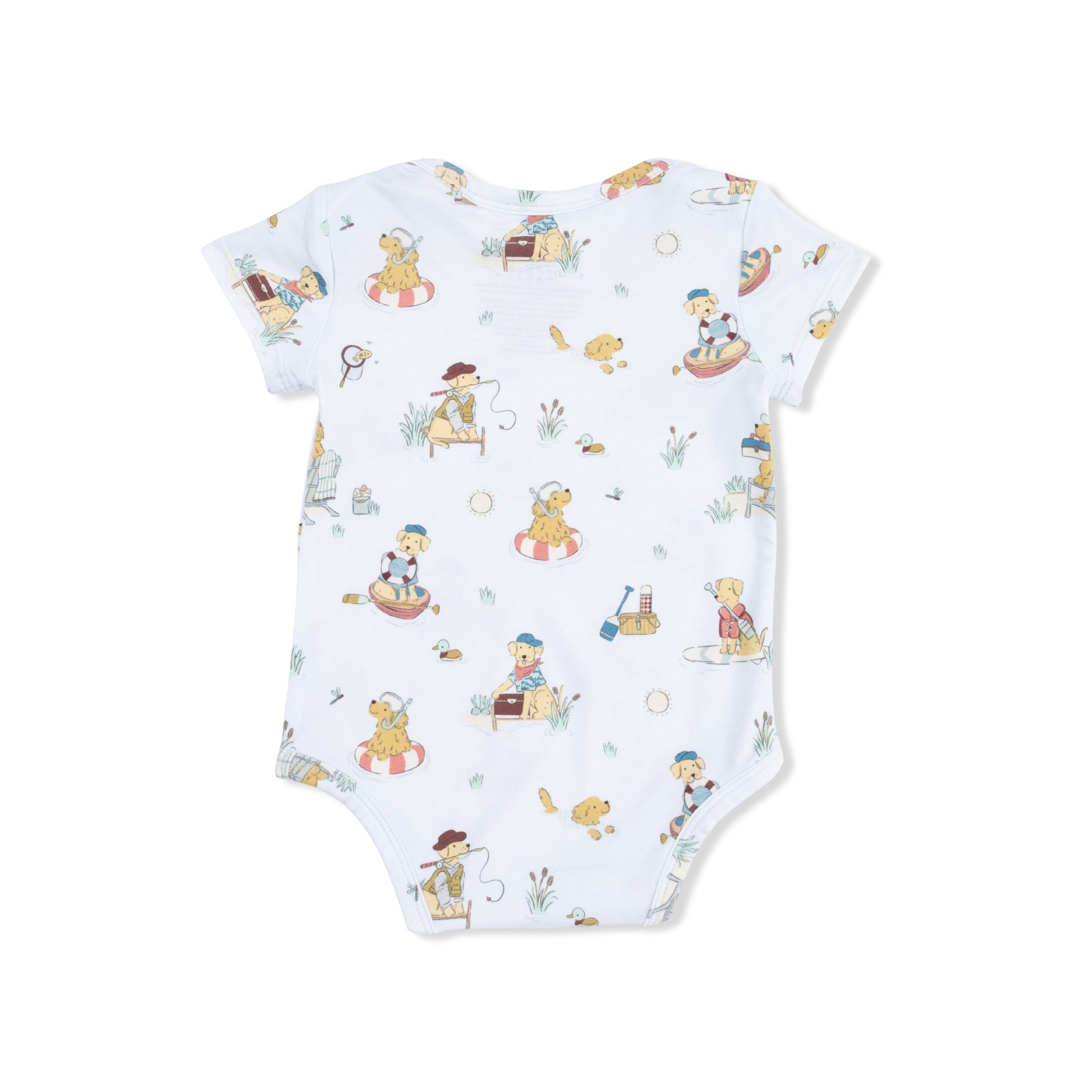 Lake Buddy Dogs - Short Sleeve Bodysuit - Hello Baby Apparel