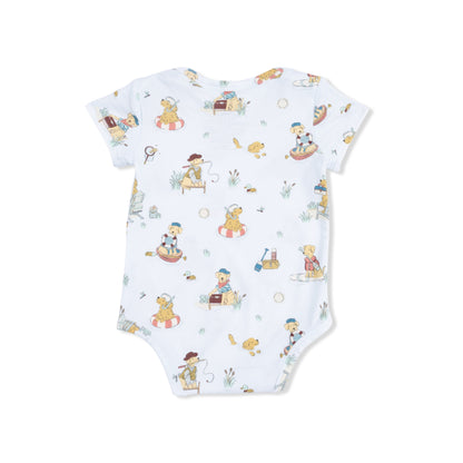 Lake Buddy Dogs - Short Sleeve Bodysuit - Hello Baby Apparel