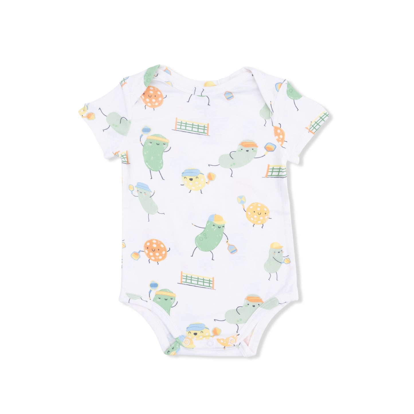 Pickles Playing Pickleball - Short Sleeve Bodysuit - Hello Baby Apparel
