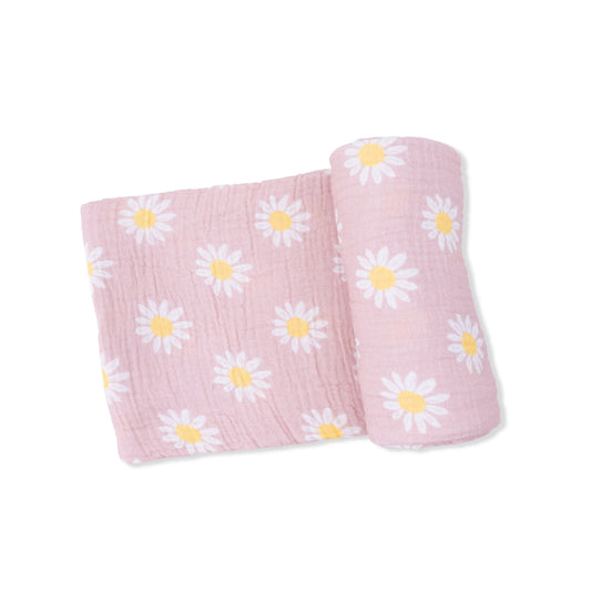 Caitlyn's Daisy - Swaddle Blanket - Hello Baby Apparel