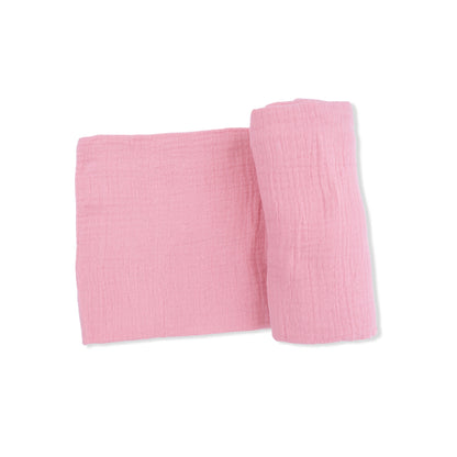 Solid Muslin Poignant Pink - Swaddle Blanket - Hello Baby Apparel