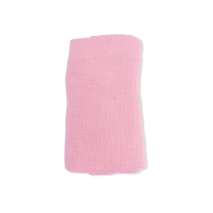 Solid Muslin Poignant Pink - Swaddle Blanket - Hello Baby Apparel