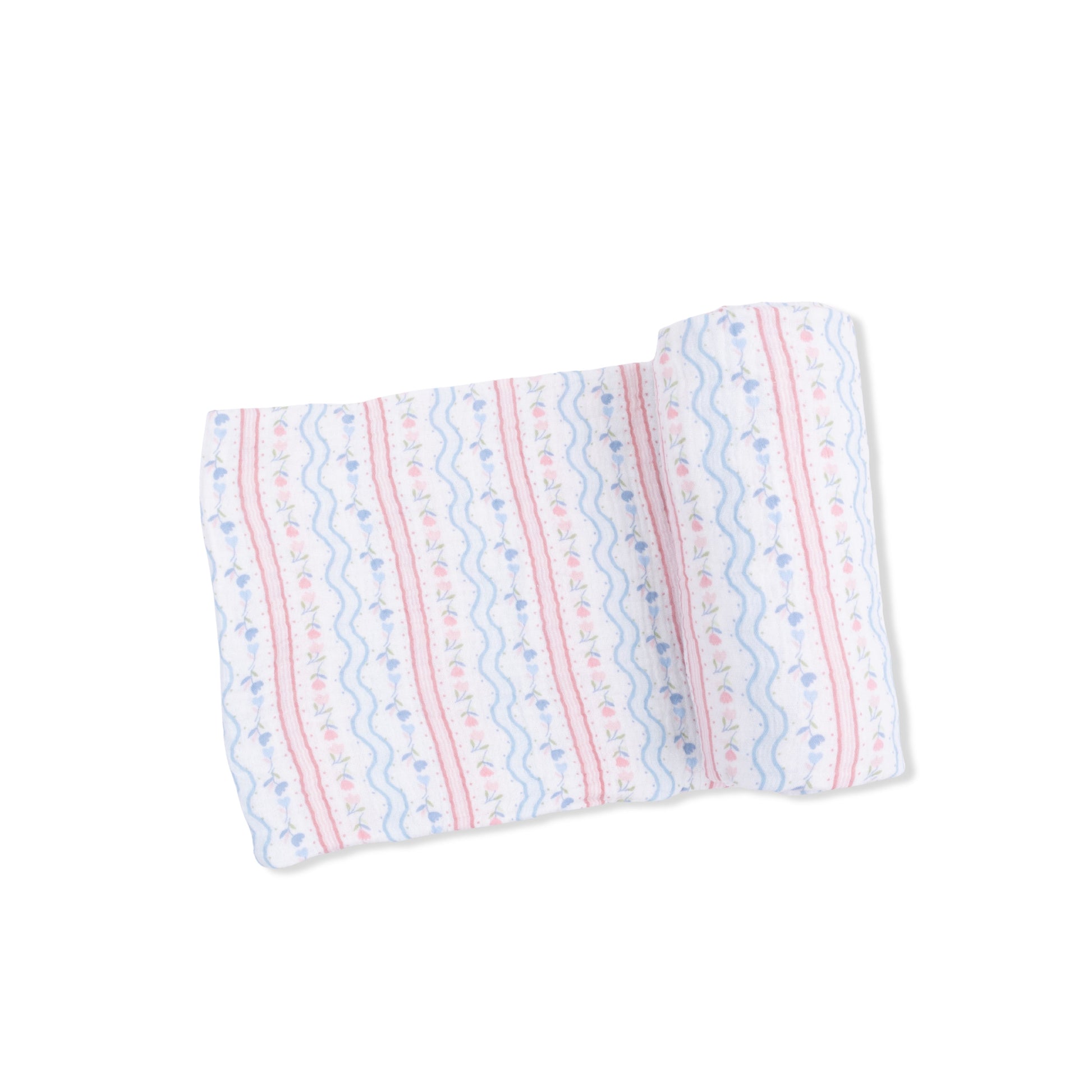 Tulip Stripe - Swaddle Blanket - Hello Baby Apparel