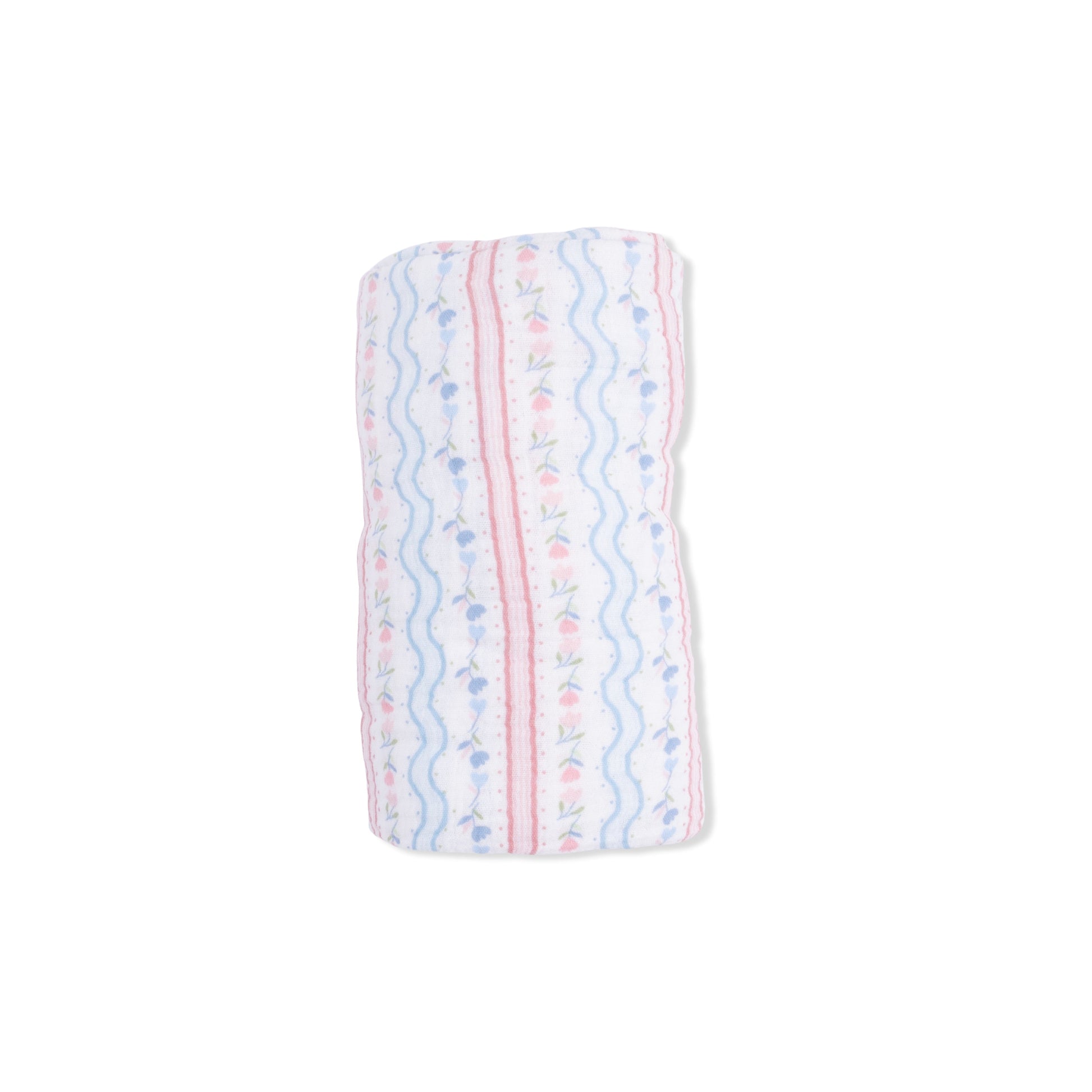 Tulip Stripe - Swaddle Blanket - Hello Baby Apparel