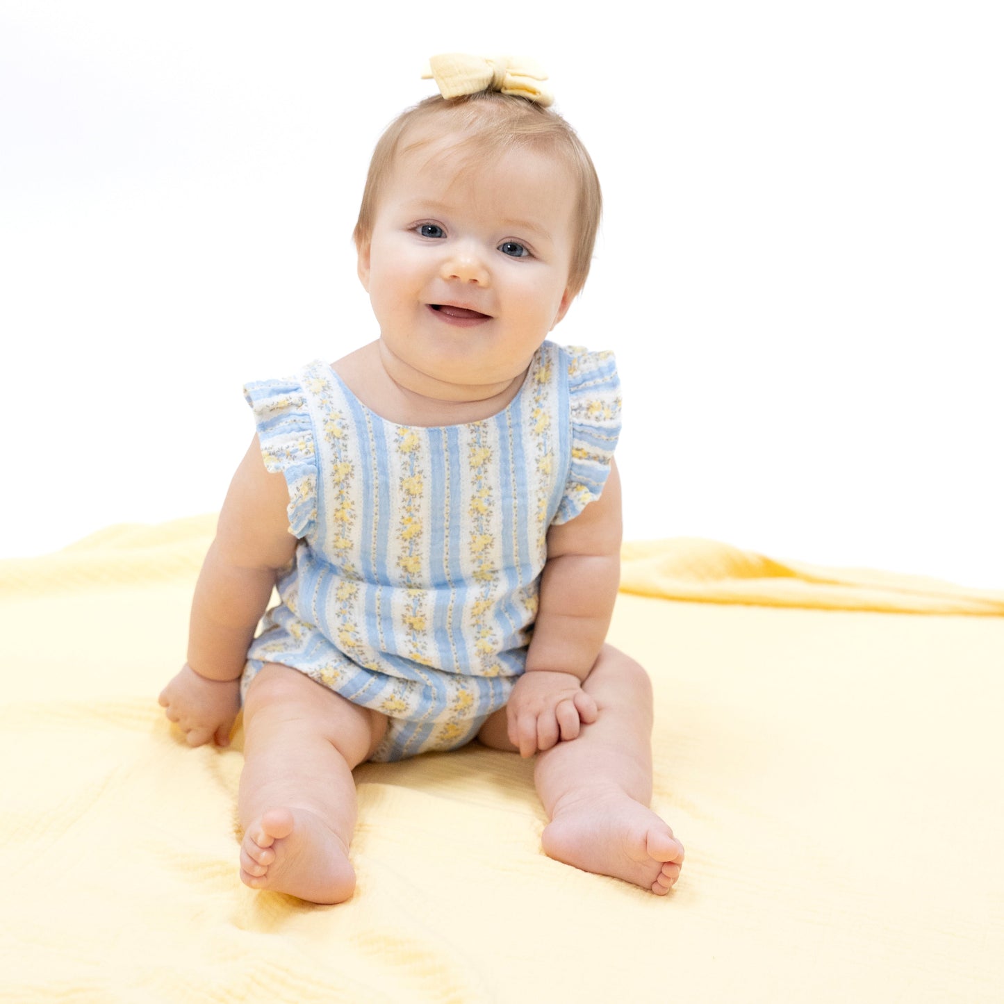 Odalys Floral Stripe - Sunsuit - Hello Baby Apparel