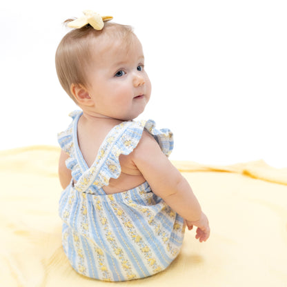 Odalys Floral Stripe - Sunsuit - Hello Baby Apparel