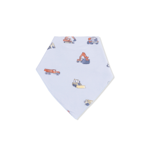 Construction Vehicles - Bandana Bib - Hello Baby Apparel