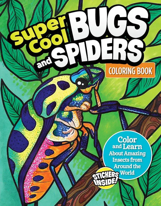 Coloring Book - Super Cool Bugs and Spiders - Hello Baby Apparel