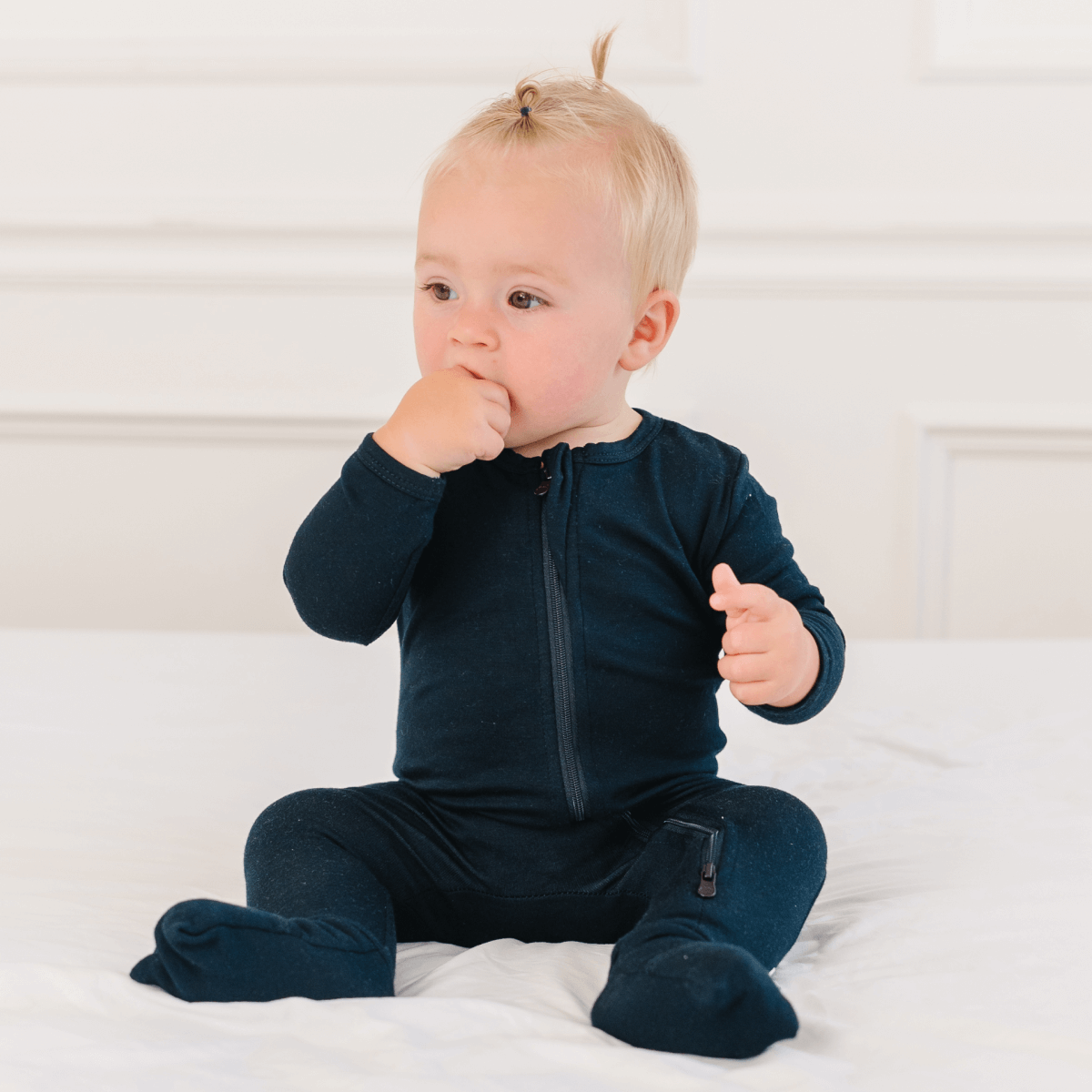 Baby Bamboo Pajamas w/ DreamCuffs® - Hello Baby Apparel