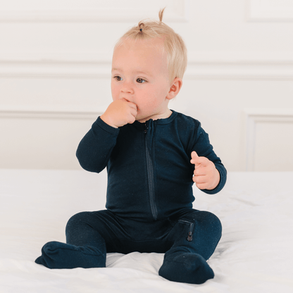 Baby Bamboo Pajamas w/ DreamCuffs® - Hello Baby Apparel