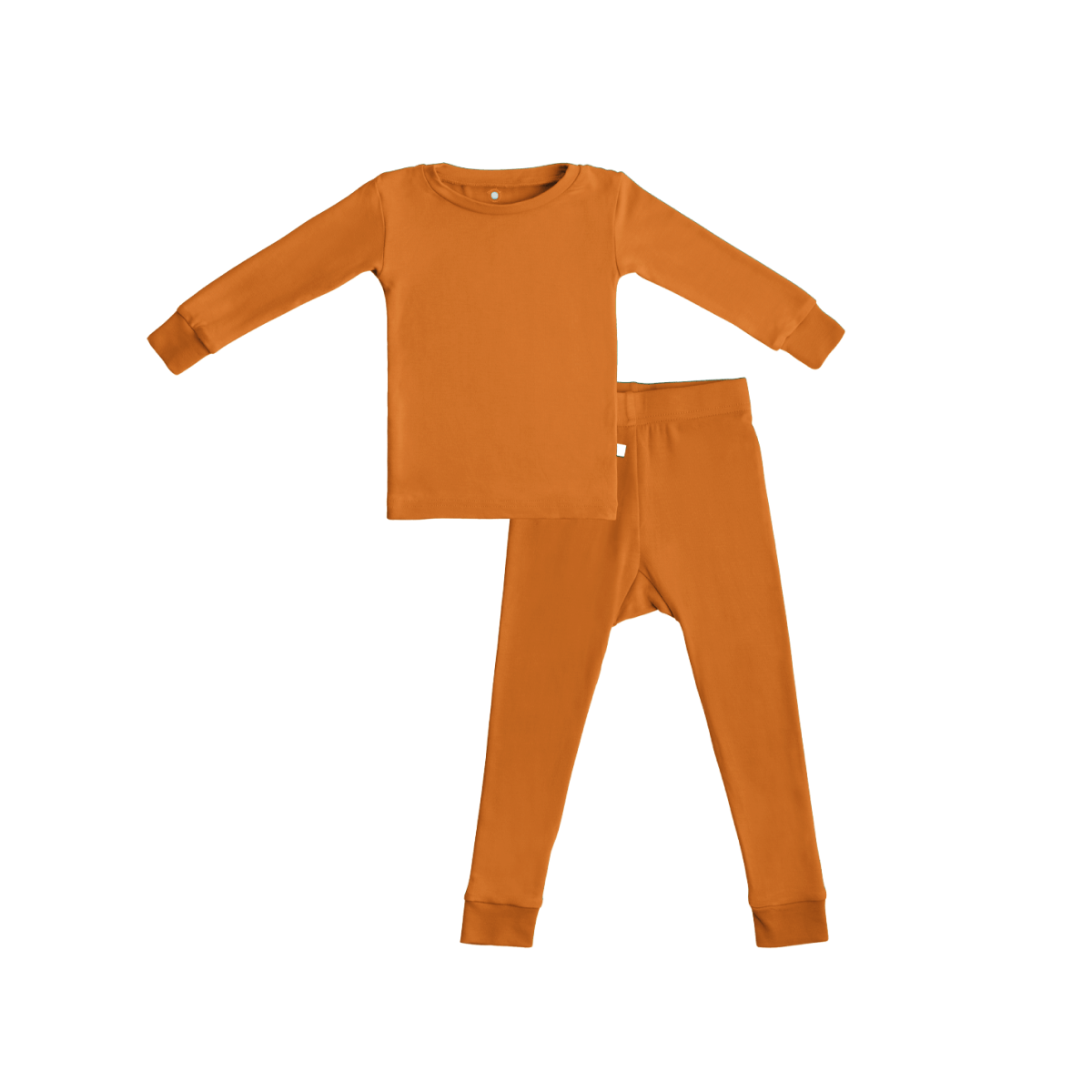 Toddler/Kids Bamboo Pajamas - Rust - Hello Baby Apparel