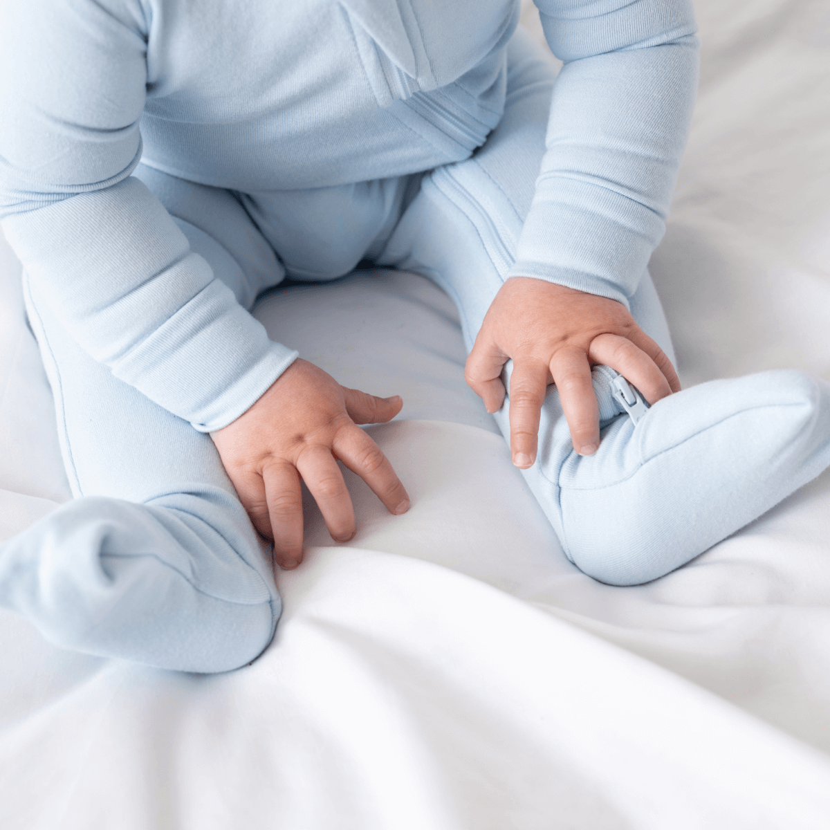 Baby Bamboo Pajamas w/ DreamCuffs® - Hello Baby Apparel