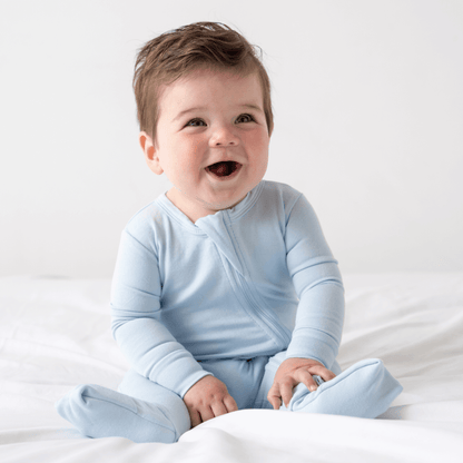 Baby Bamboo Pajamas w/ DreamCuffs® - Hello Baby Apparel