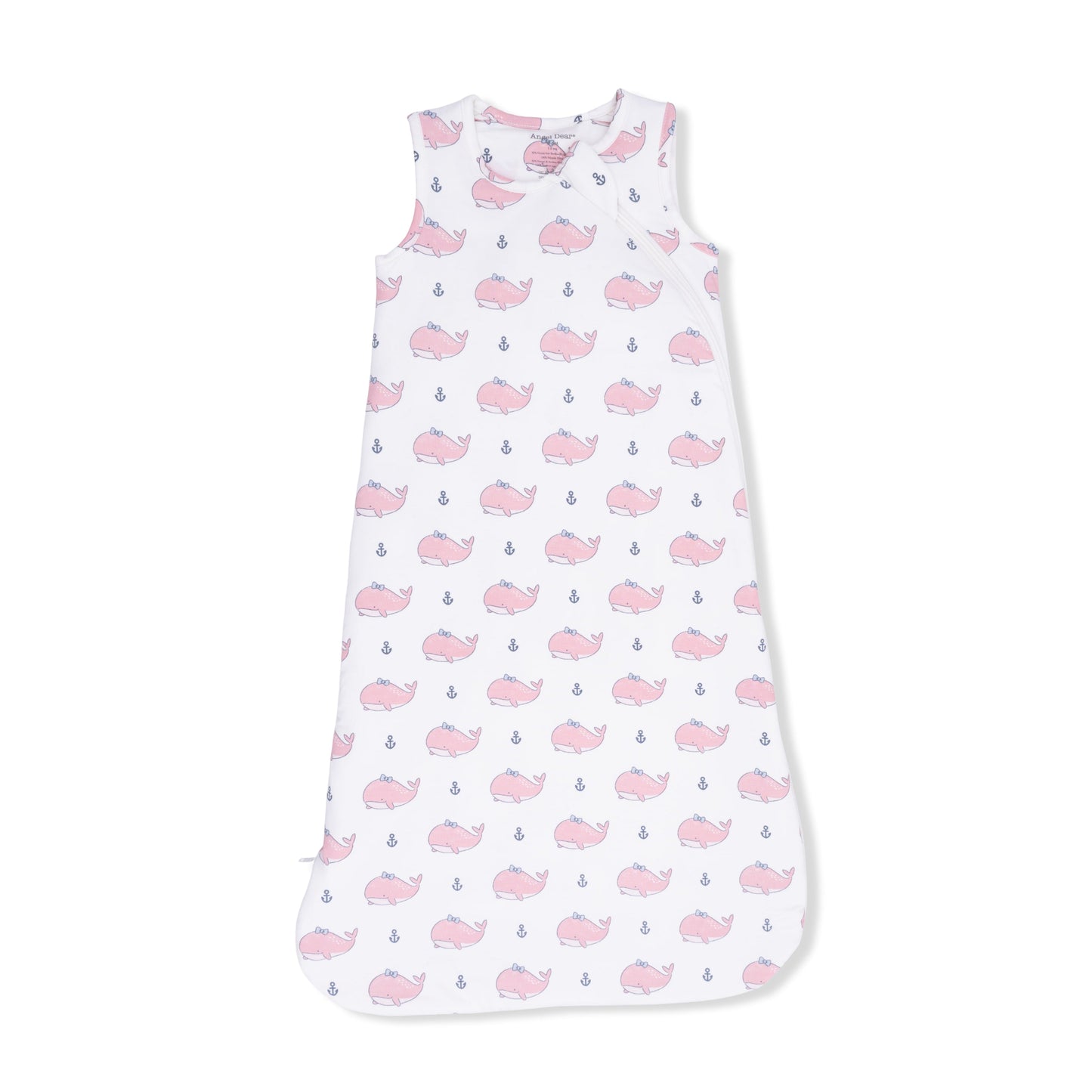 Bubbly Whale with Bow Pink - Sleep Bag - Hello Baby Apparel