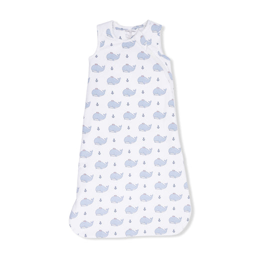 Bubbly Sailor Whale Blue - Sleep Bag - Hello Baby Apparel