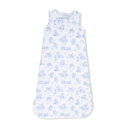 Puppy Toile Blue - Sleep Bag - Hello Baby Apparel