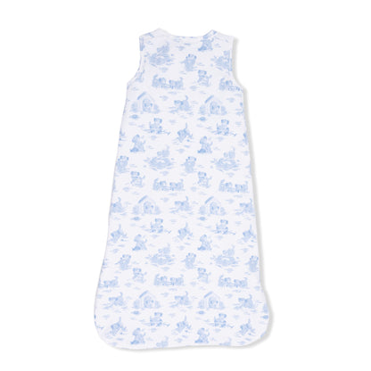 Puppy Toile Blue - Sleep Bag - Hello Baby Apparel