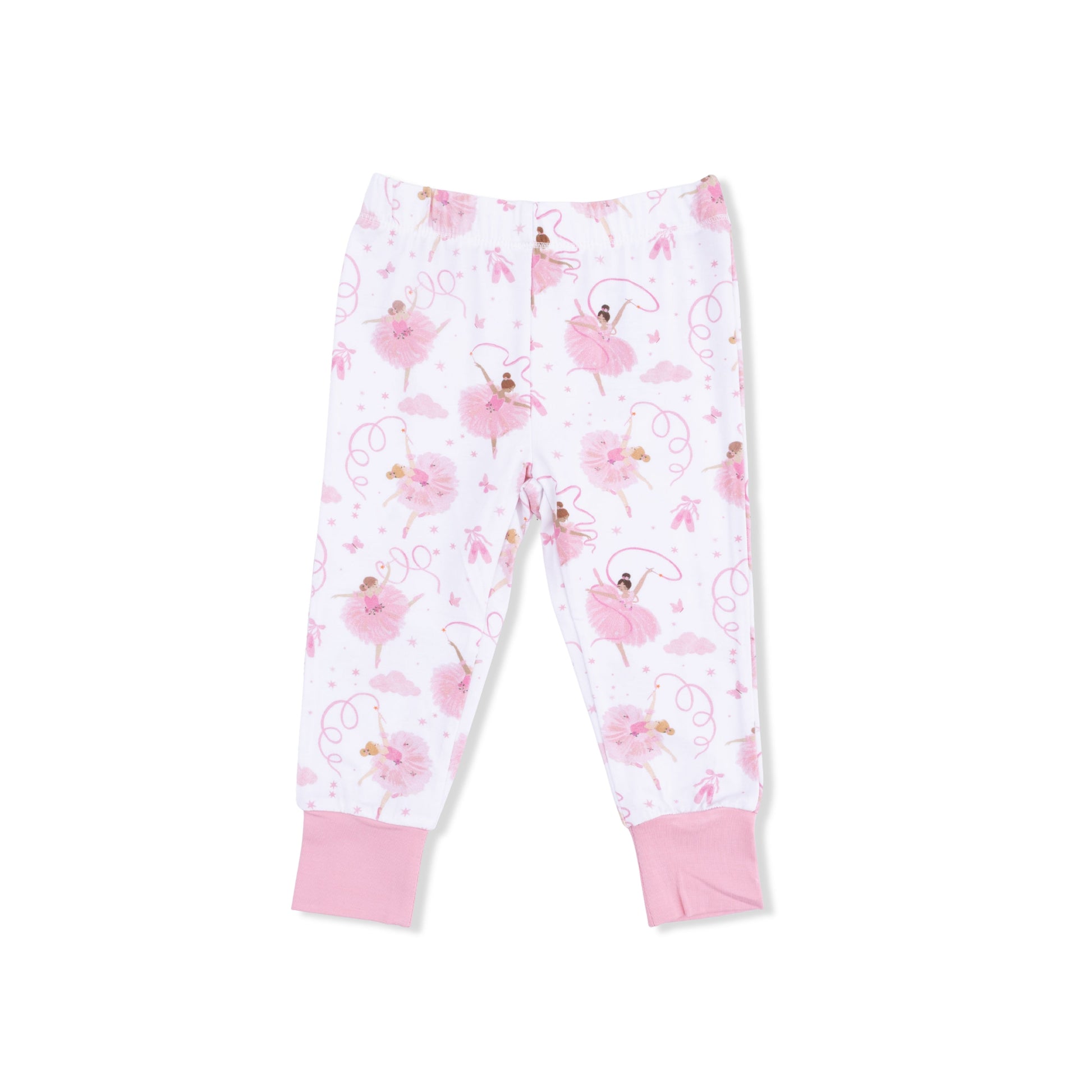 Ribbon Ballerinas - Short Sleeve Loungewear Set - Hello Baby Apparel