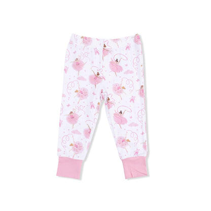 Ribbon Ballerinas - Short Sleeve Loungewear Set - Hello Baby Apparel