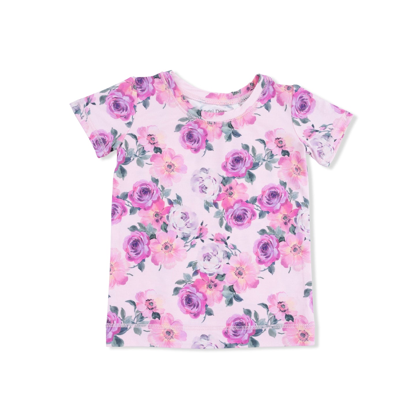 Rose Abundance - Short Sleeve Loungewear Set - Hello Baby Apparel