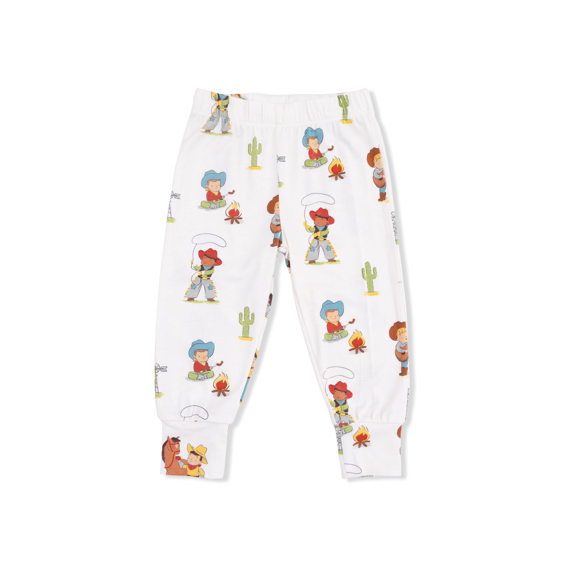 Vintage Cowboys - Short Sleeve Loungewear Set - Hello Baby Apparel
