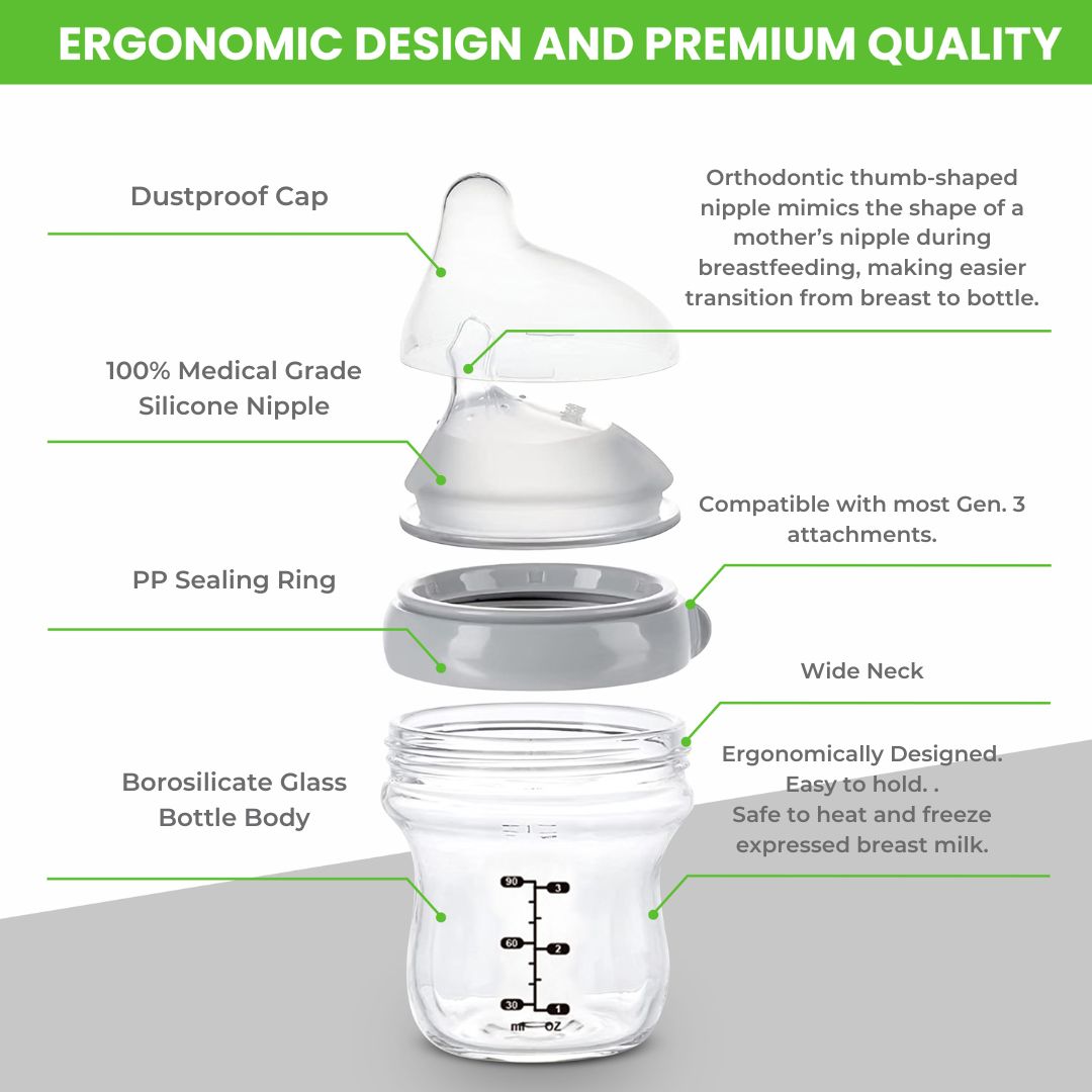 Haakaa Gen 3 Silicone Orthodontic Anti-Colic Nipple 2 PK - Hello Baby Apparel