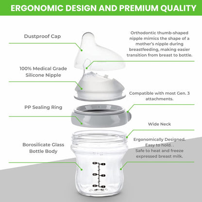Haakaa Gen 3 Silicone Orthodontic Anti-Colic Nipple 2 PK - Hello Baby Apparel