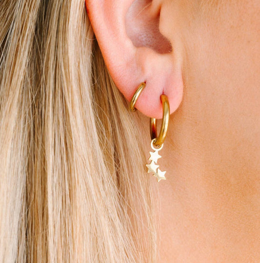 Triple Star Charms - Hello Baby Apparel