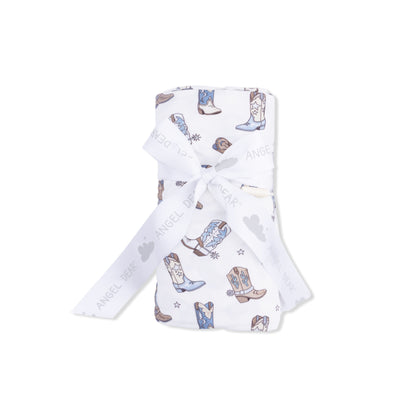 Cowboy Boots - Swaddle Blanket - Hello Baby Apparel
