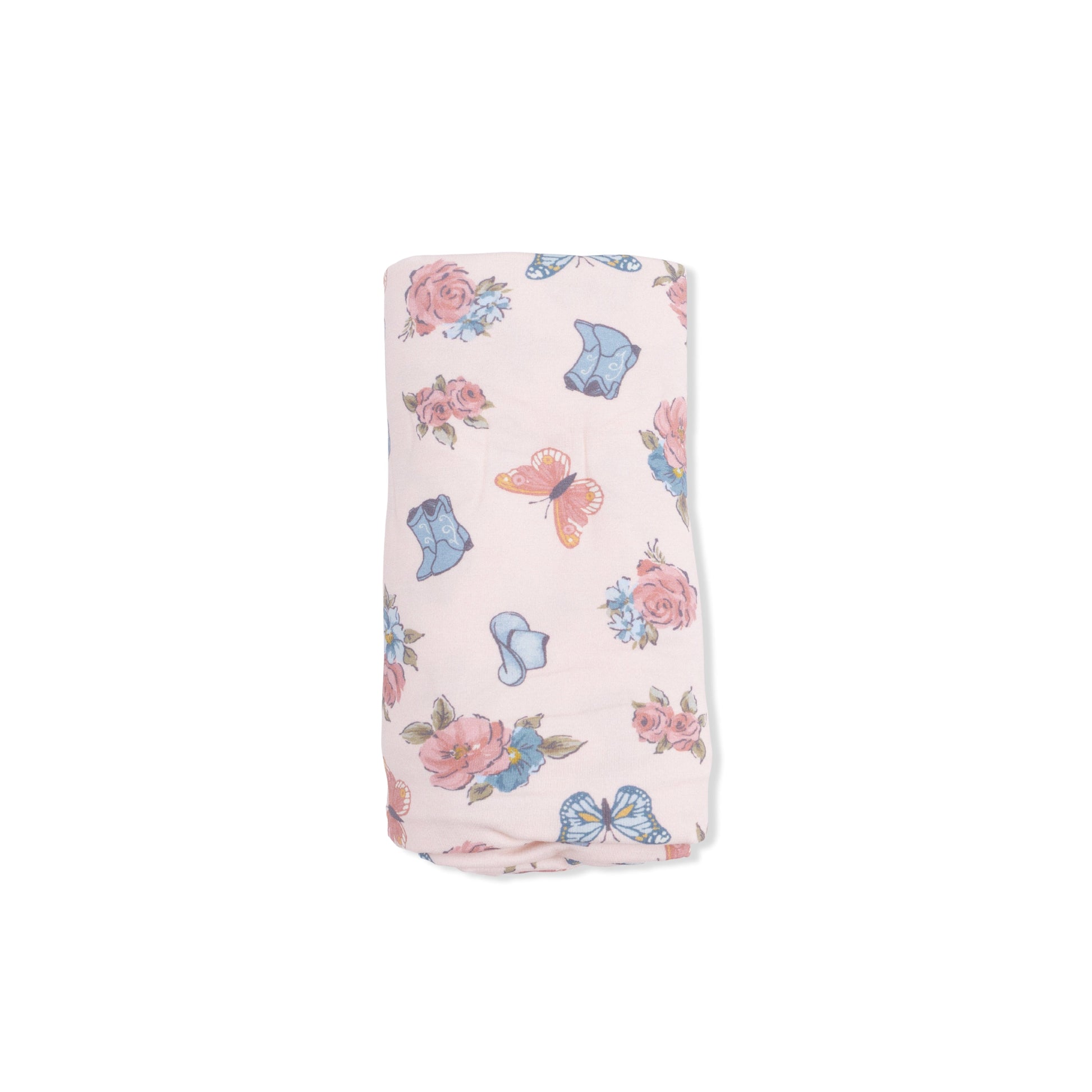 Country Girl Boots - Swaddle Blanket - Hello Baby Apparel