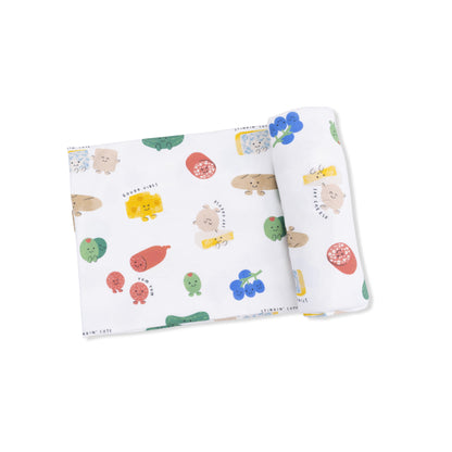 Charcuterie Cuties - Swaddle Blanket - Hello Baby Apparel