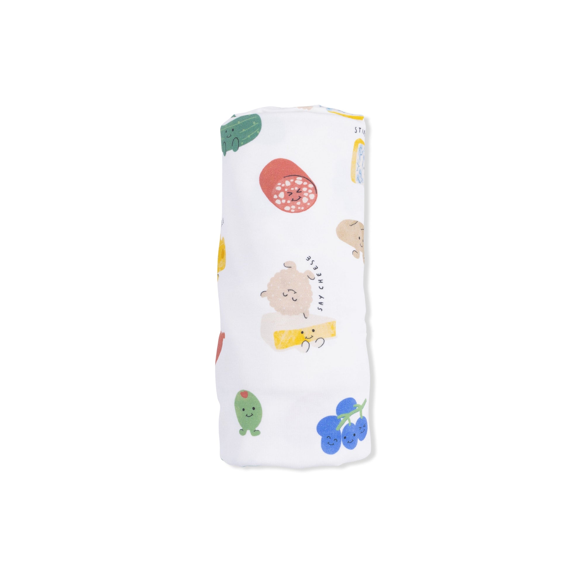 Charcuterie Cuties - Swaddle Blanket - Hello Baby Apparel