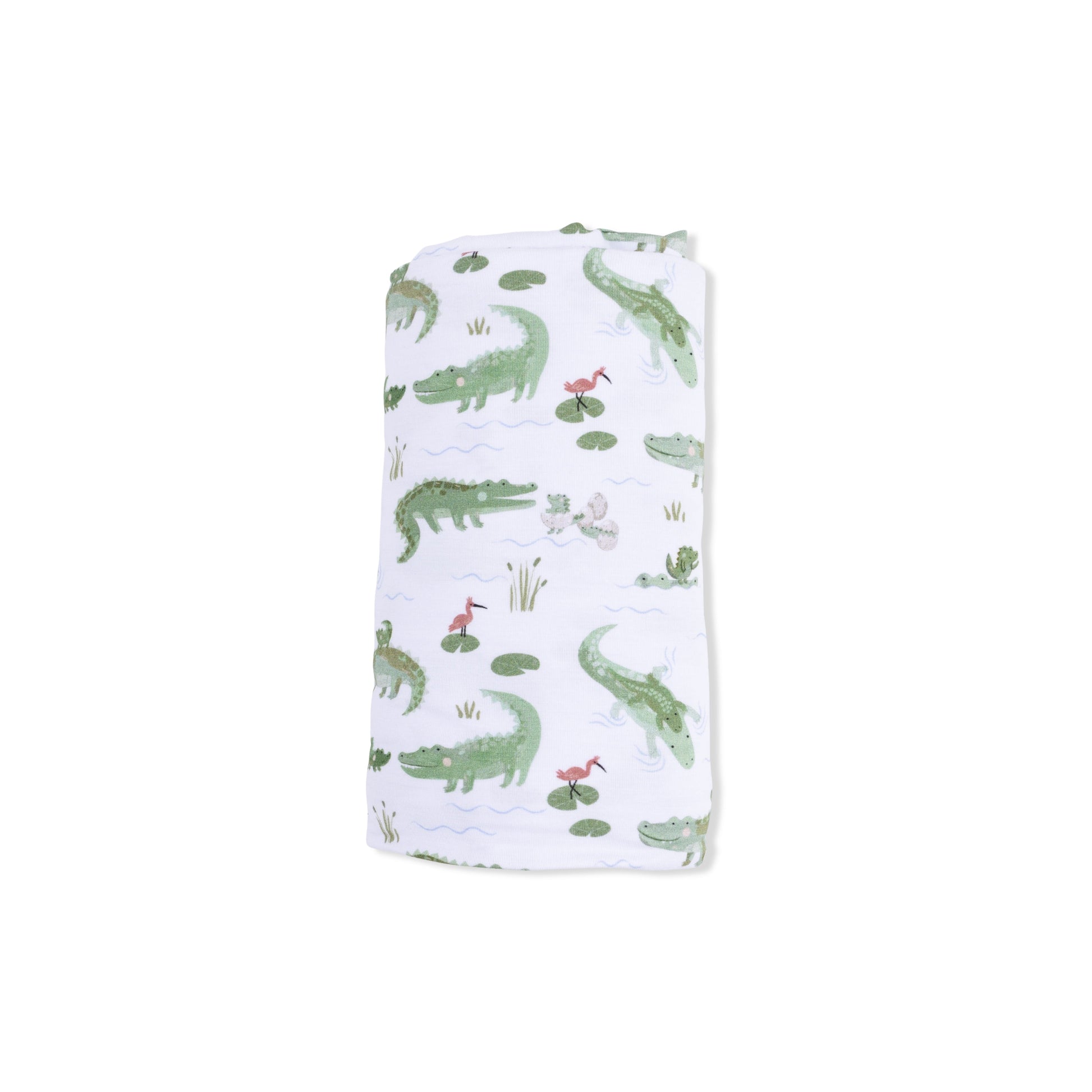 Crayon Alligators - Swaddle Blanket - Hello Baby Apparel