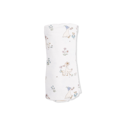 Flower Ducklings - Swaddle Blanket - Hello Baby Apparel