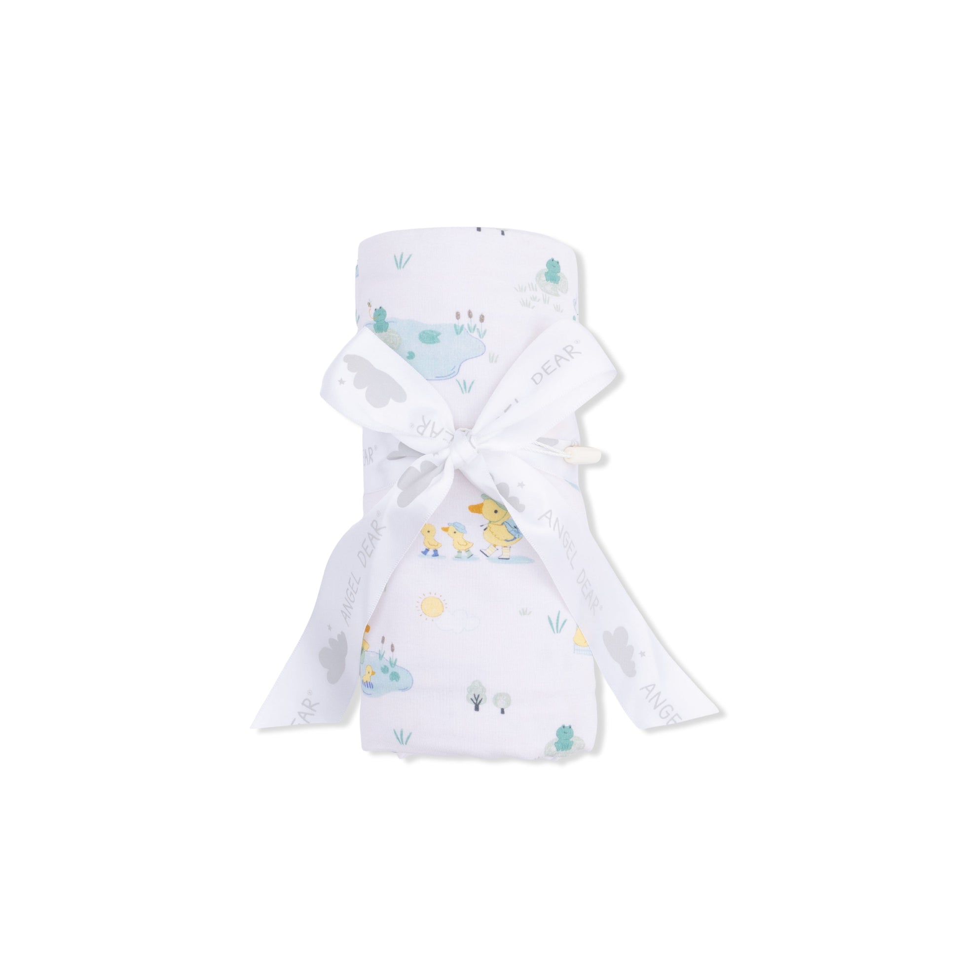 Frog and Duck Pond - Swaddle Blanket - Hello Baby Apparel