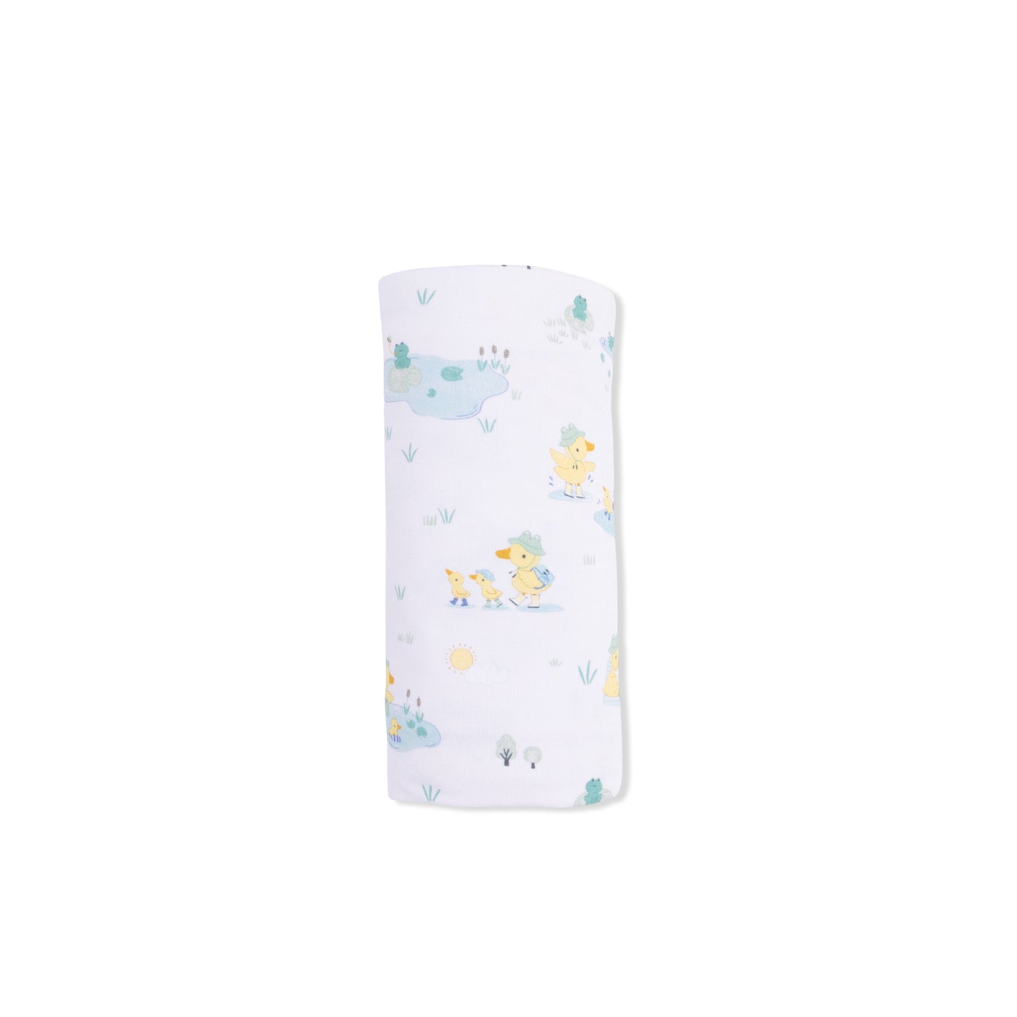 Frog and Duck Pond - Swaddle Blanket - Hello Baby Apparel