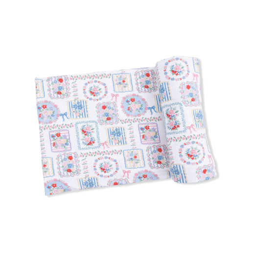 Julep's Floral Patchwork - Swaddle Blanket - Hello Baby Apparel