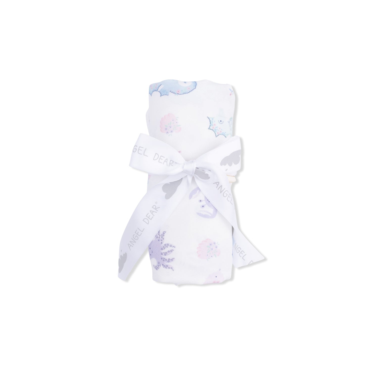Floral Sea Creatures - Swaddle Blanket - Hello Baby Apparel