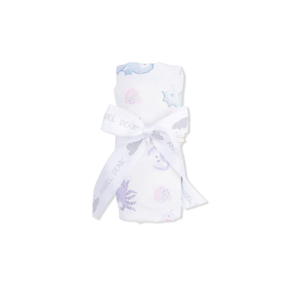 Floral Sea Creatures - Swaddle Blanket - Hello Baby Apparel