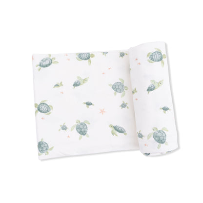 Sea Turtles - Swaddle Blanket - Hello Baby Apparel