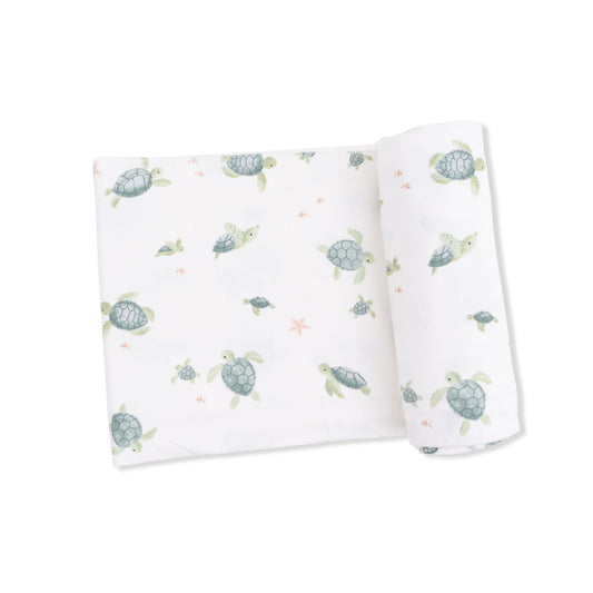 Sea Turtles - Swaddle Blanket - Hello Baby Apparel
